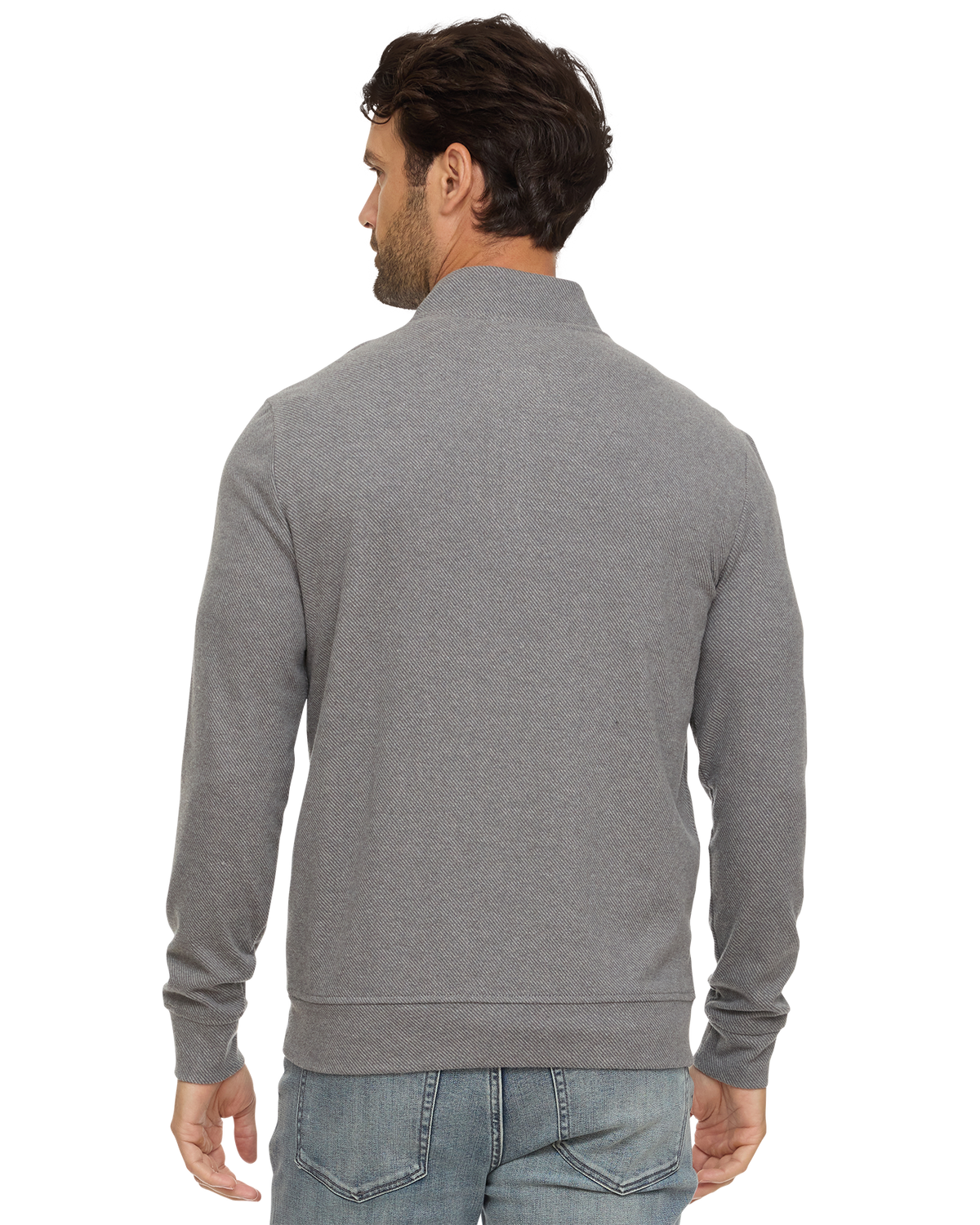 Hero Solid Twill 1/4 Zip Mock Neck