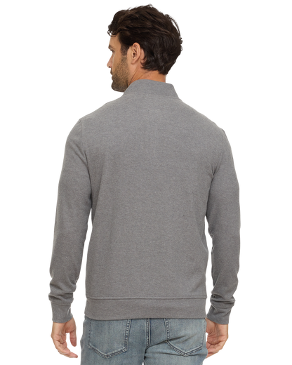 Hero Solid Twill 1/4 Zip Mock Neck