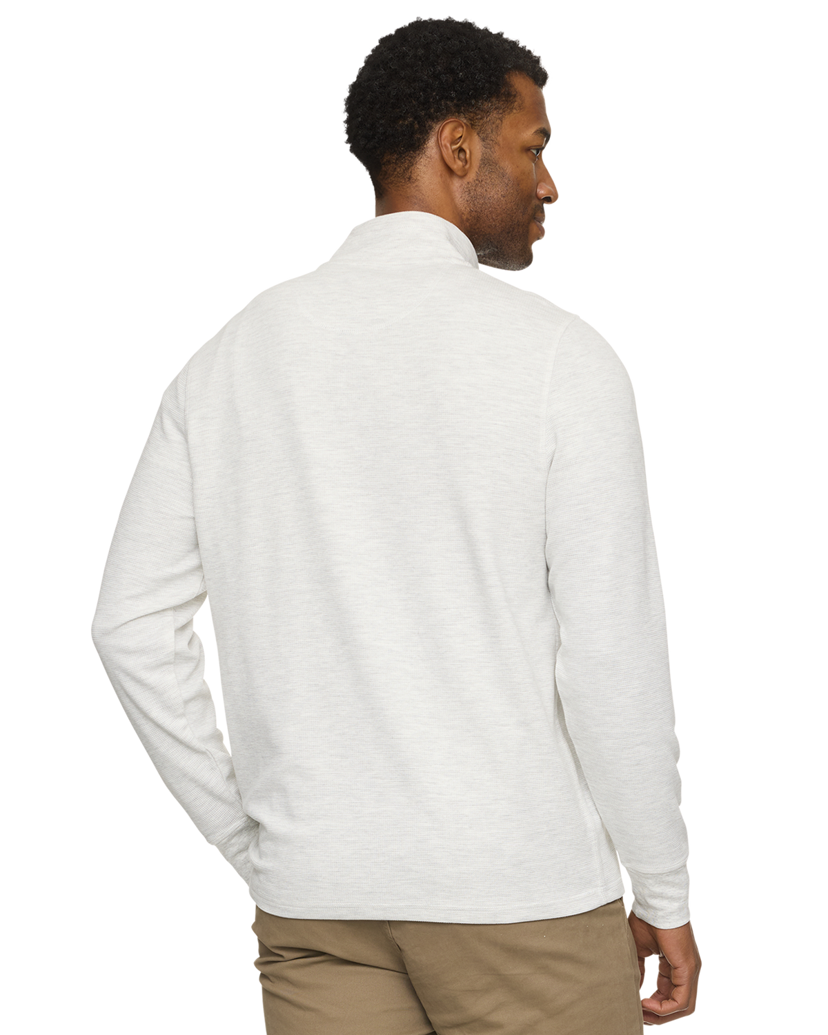 Summit Super Soft Waffle 1/4 Mock Neck