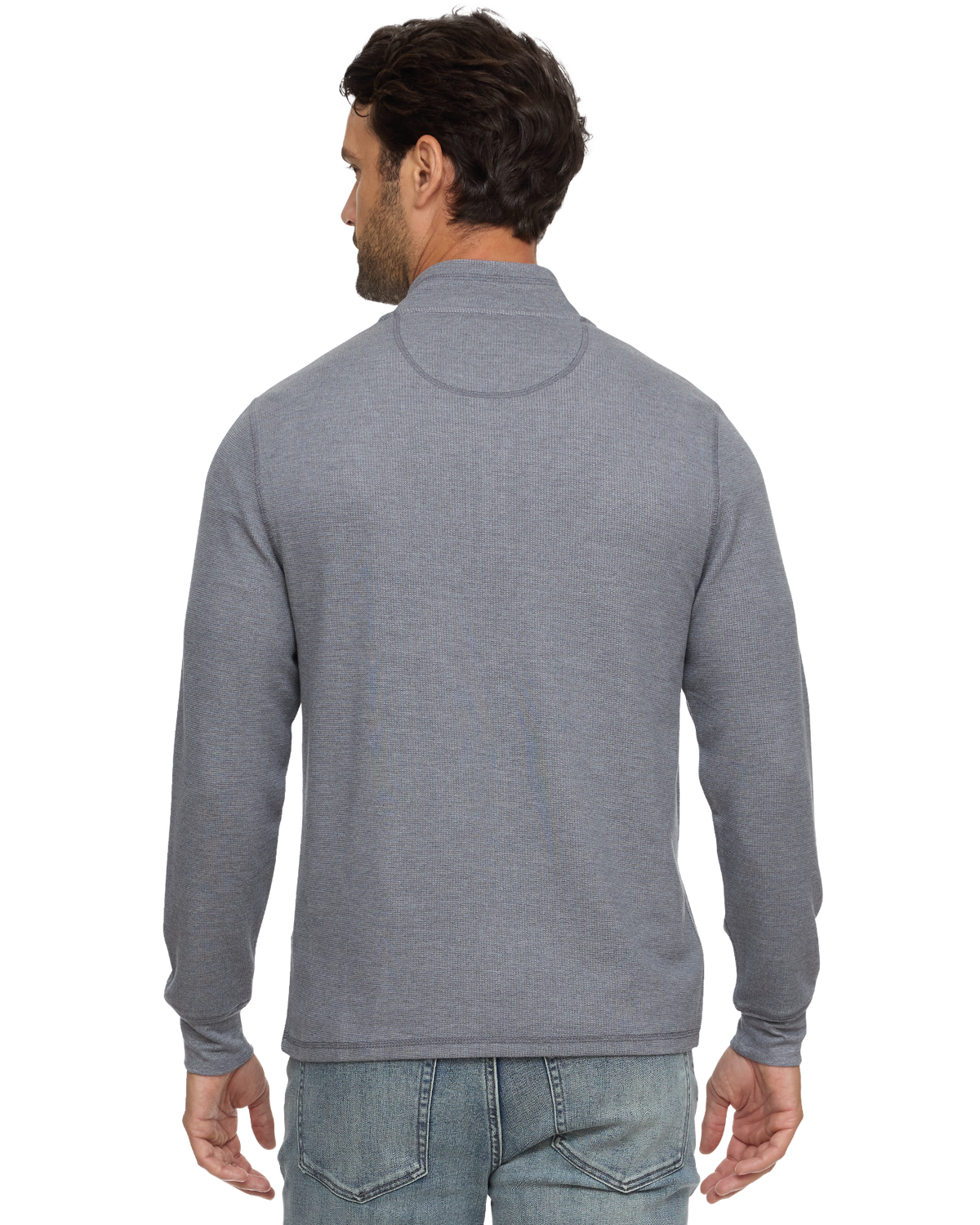 Summit Super Soft Waffle 1/4 Mock Neck