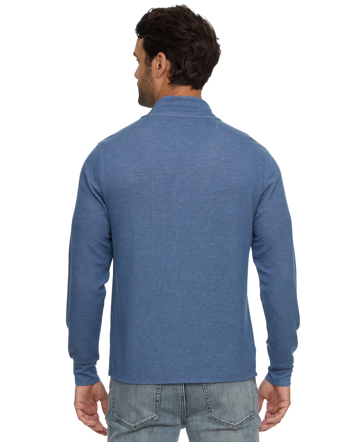 Summit Super Soft Waffle 1/4 Mock Neck