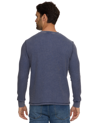 Vintage Soft Waffle Henley