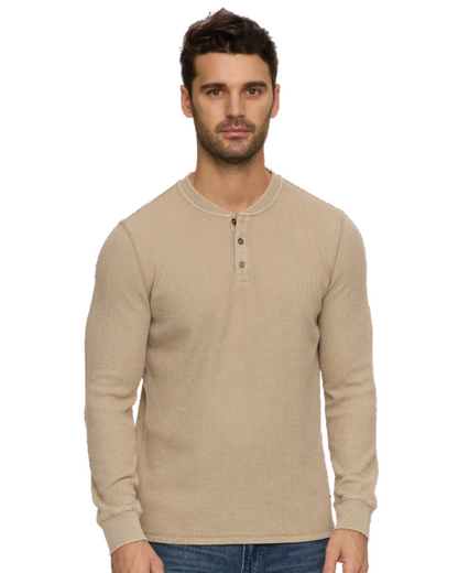Vintage Soft Waffle Henley