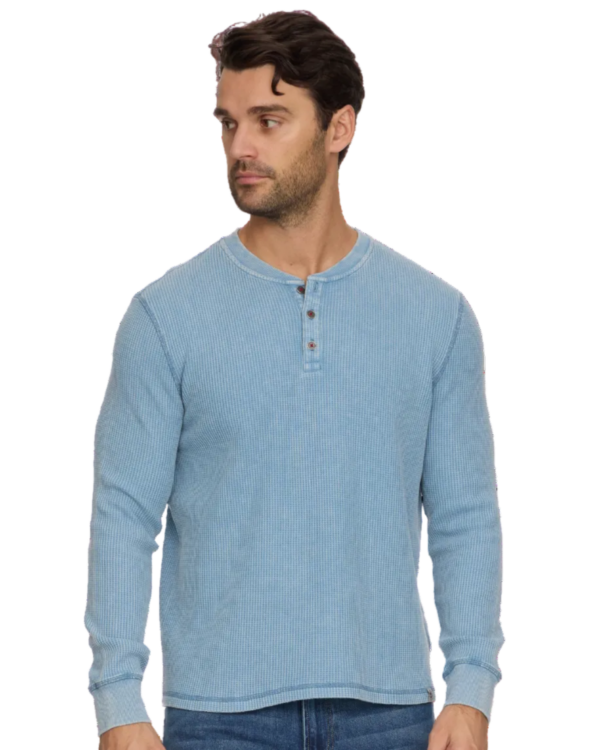 Vintage Soft Waffle Henley