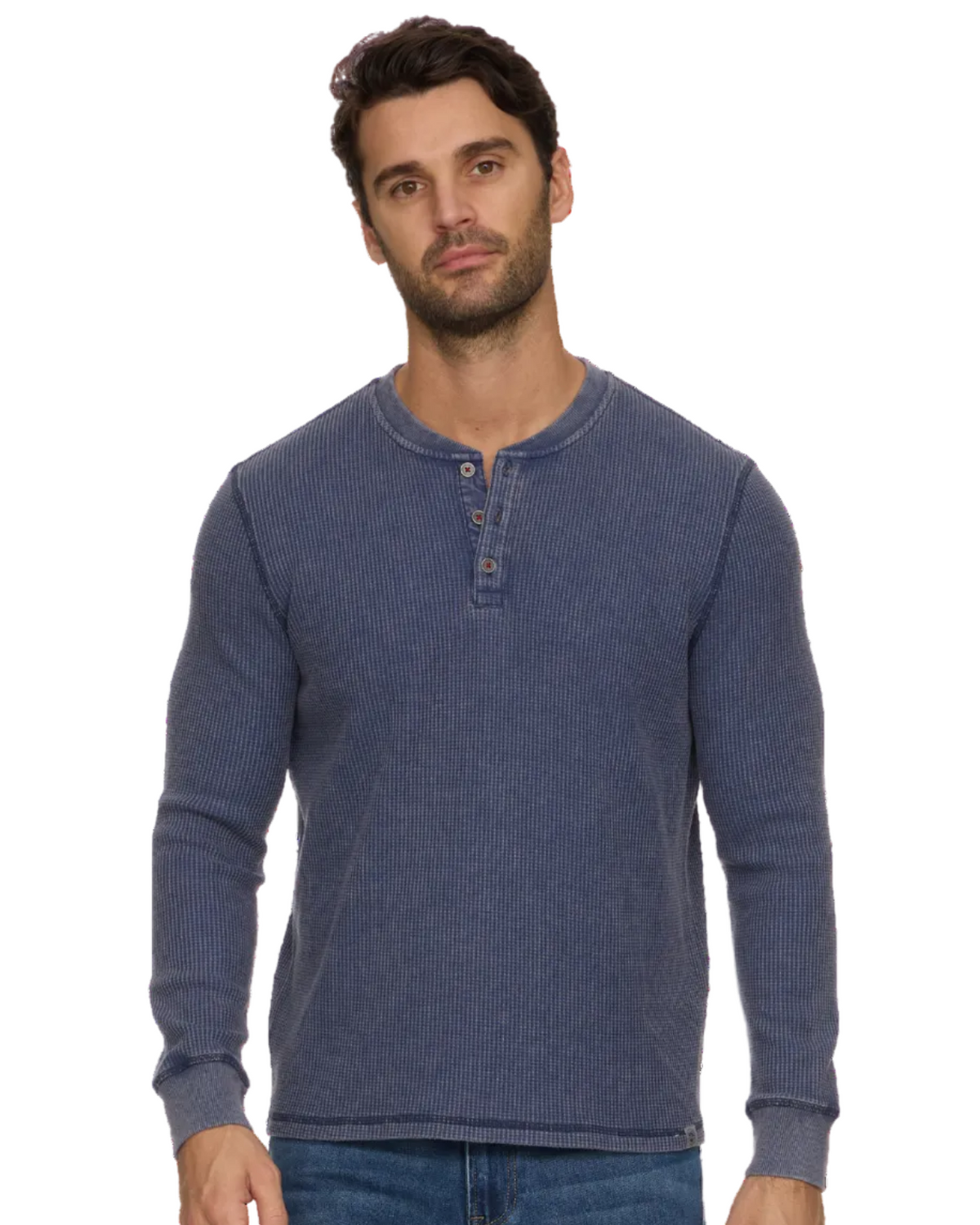 Vintage Soft Waffle Henley