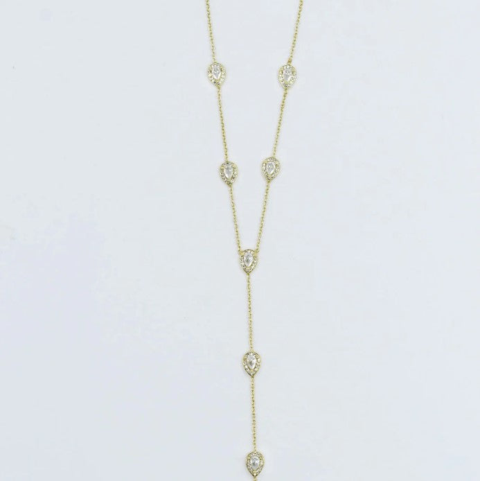 Crystal Y-Glow Necklace