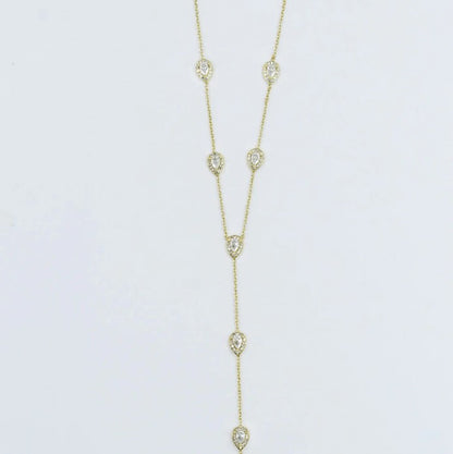 Crystal Y-Glow Necklace