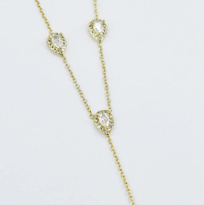 Crystal Y-Glow Necklace