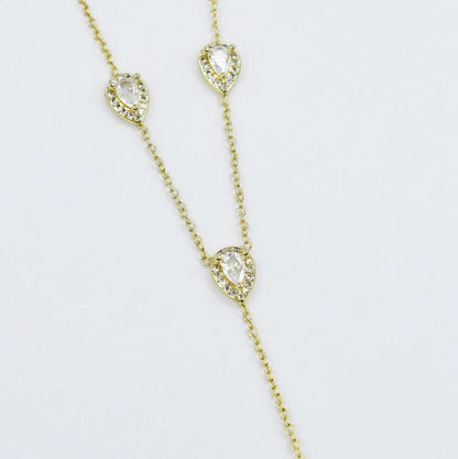 Crystal Y-Glow Necklace