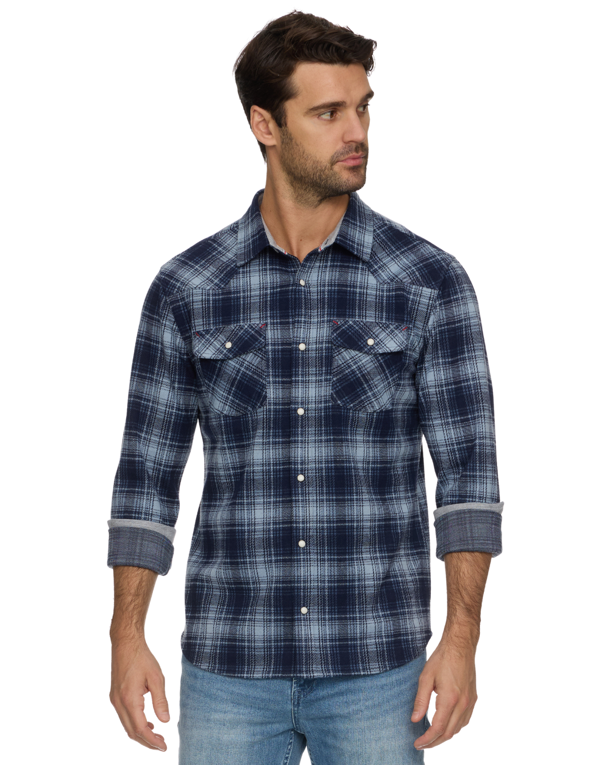 Loredo Ls Western Hero Knit Flannel