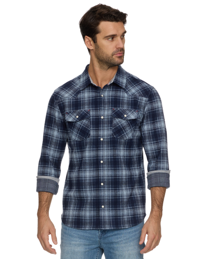Loredo Ls Western Hero Knit Flannel