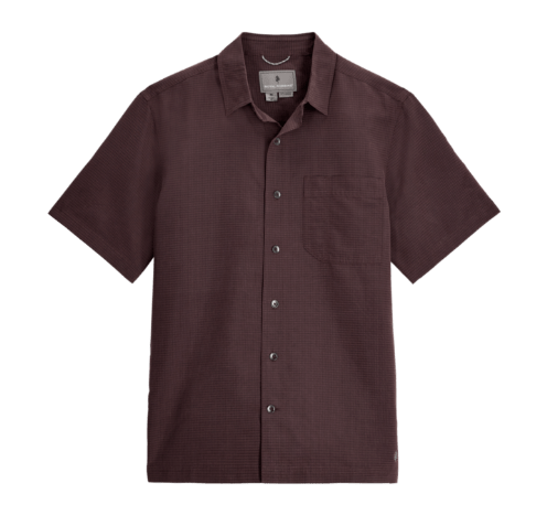 Desert Pucker Dry Short Sleeve - Seal Brown