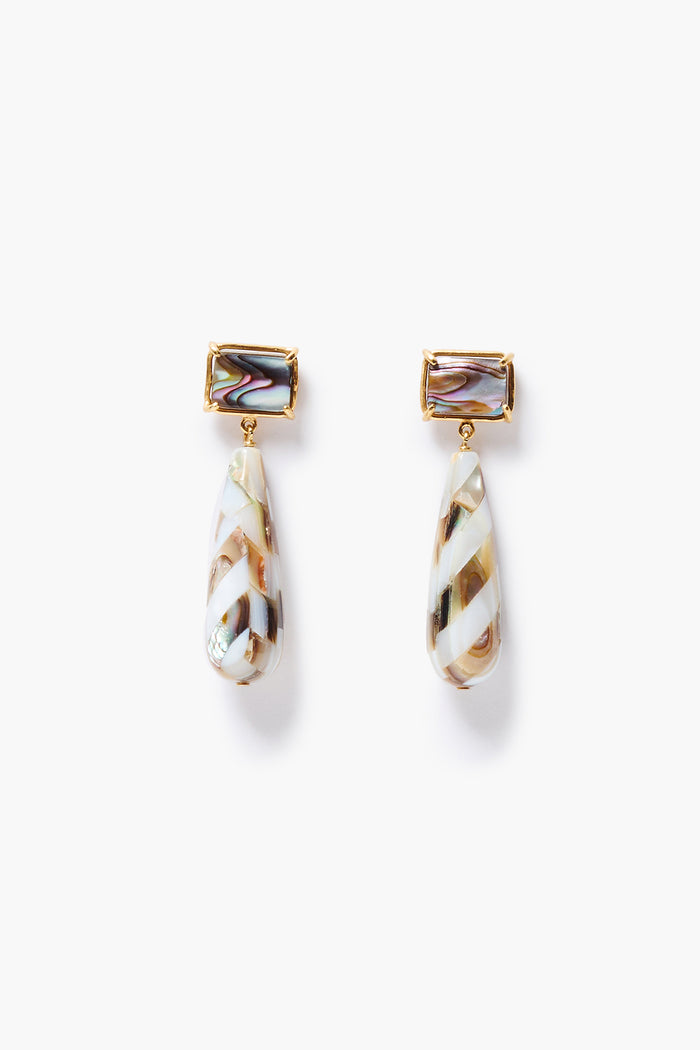 Balthazar Drop Earrings Abalone