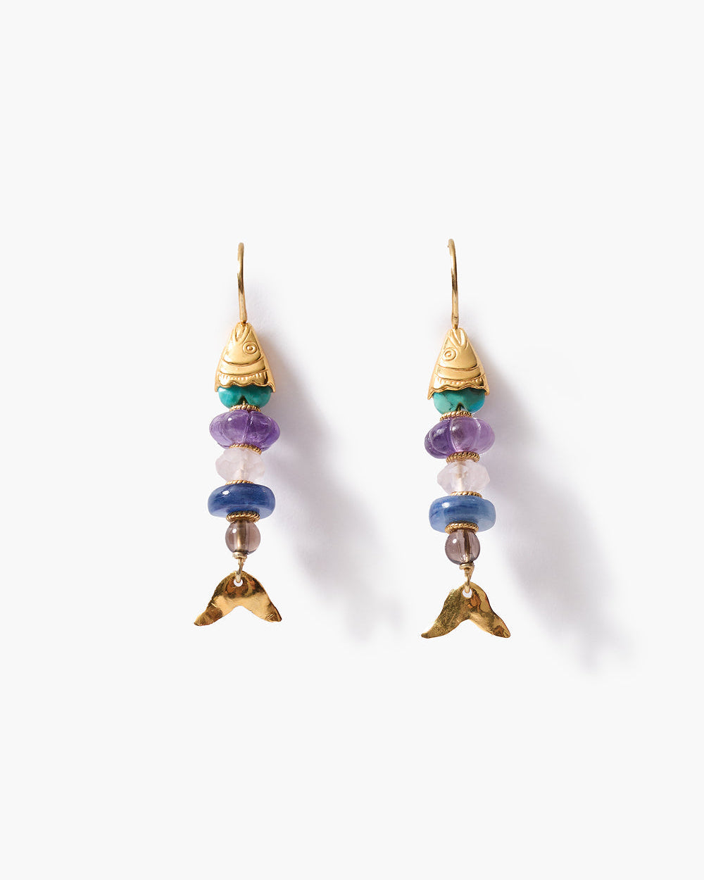 Mini Orris Earrings - Multi