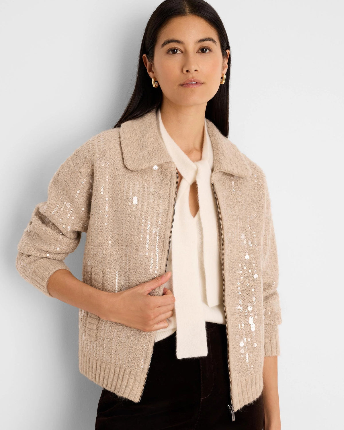 Shimmer Knit Jacket
