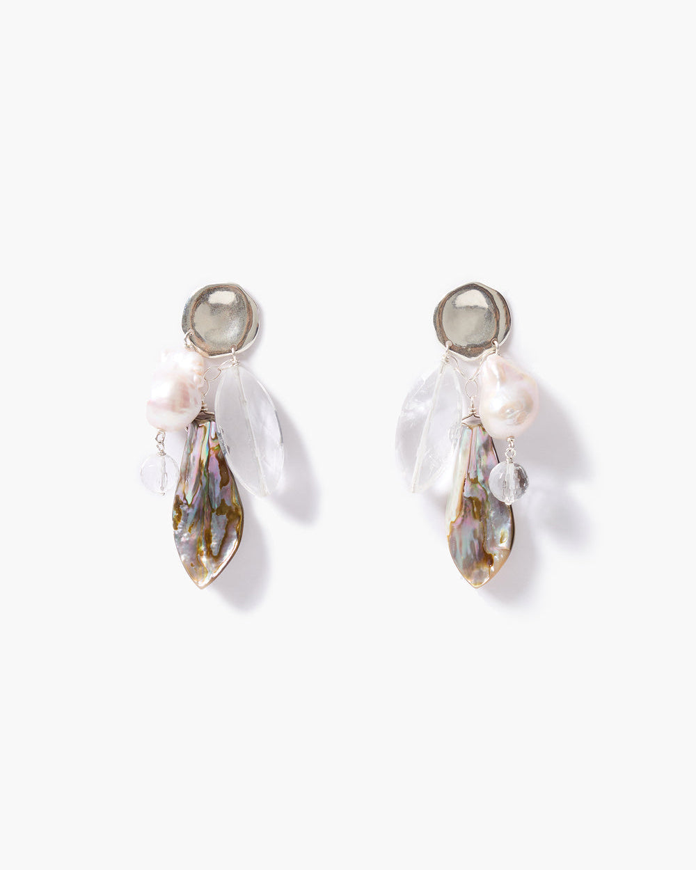 Shore Charm Earrings - Abalone
