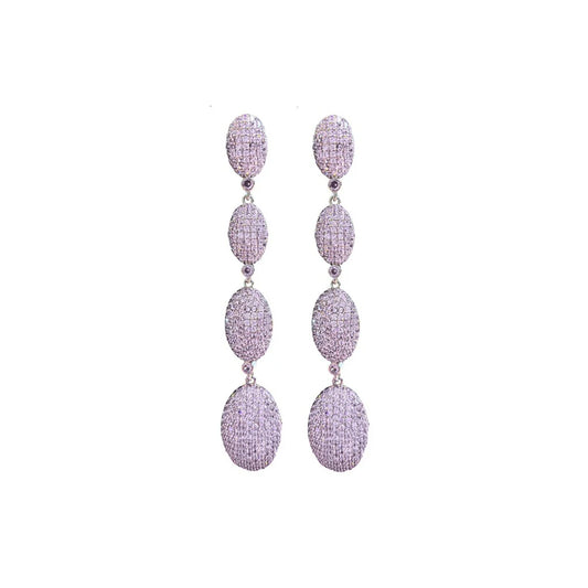 Date Night Drops elongated oval crystal drop earrings, ACCESSORY CONCIERGE Women’s Jewelry HCO