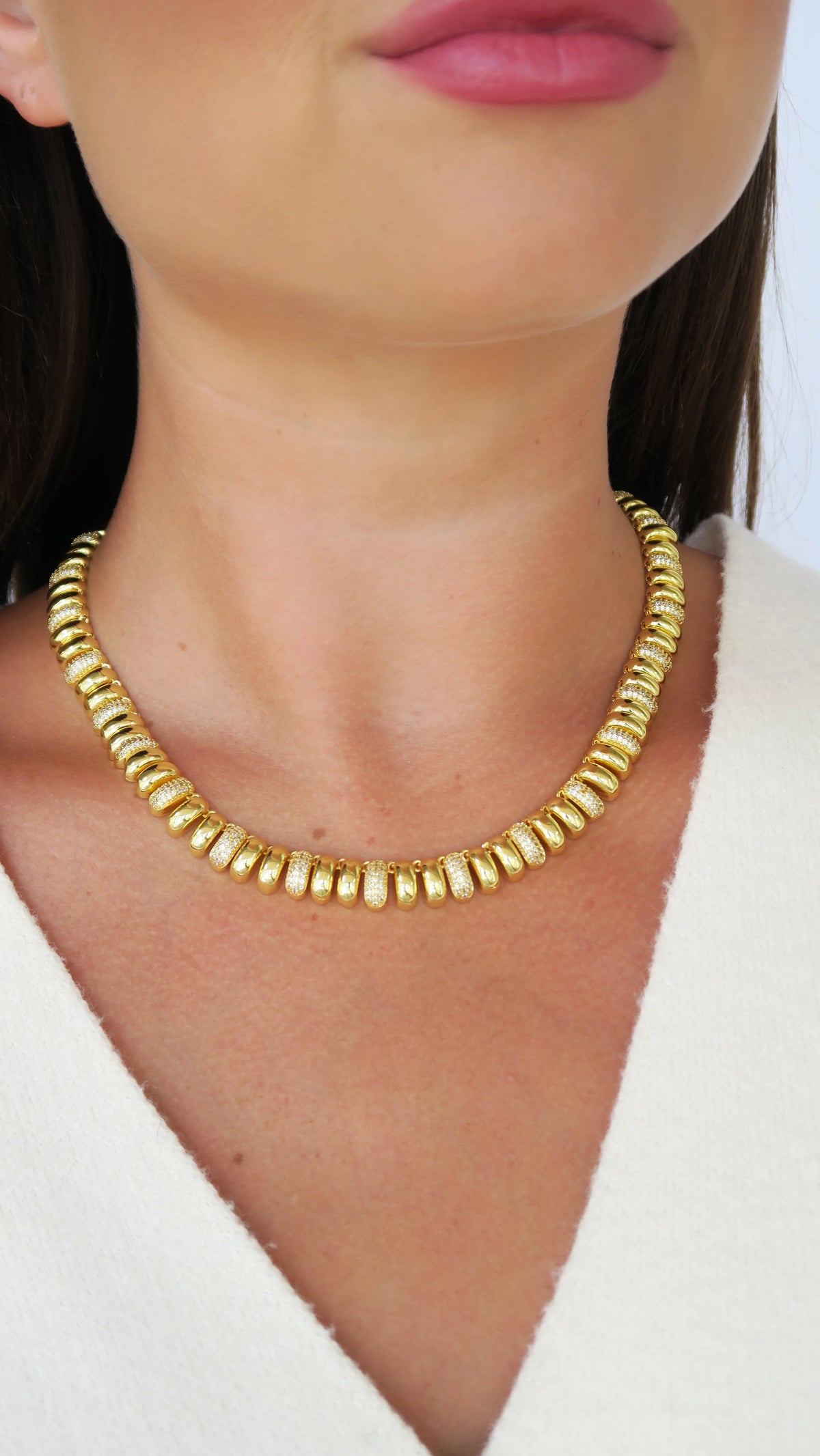 Eclat Pave Necklace