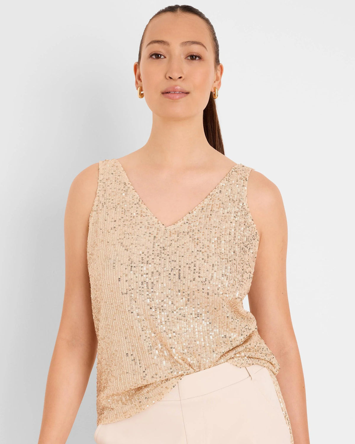 Sequin Knit Tank