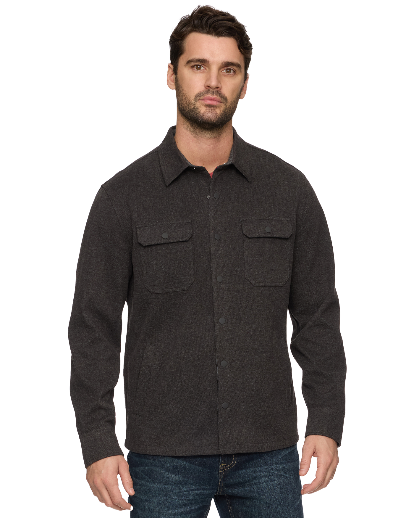 HAMLIN STRETCH TWILL SHIRT JACKET