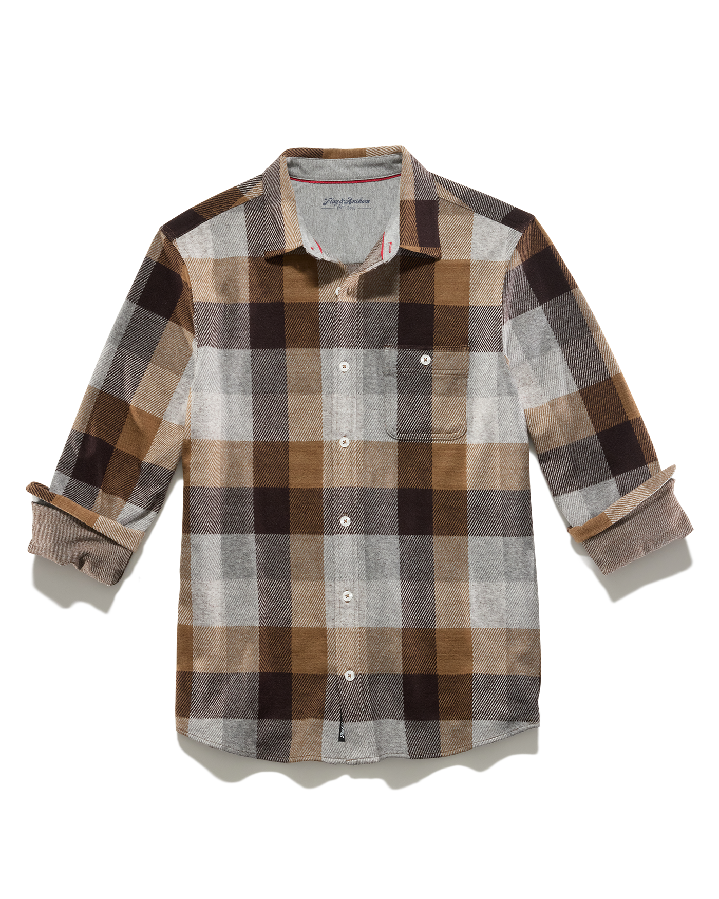 Mathis Ls Box Plaid Hero Knit Flannel