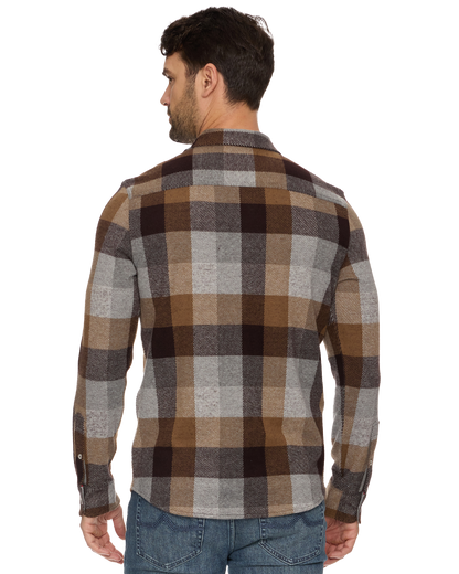 Mathis Ls Box Plaid Hero Knit Flannel