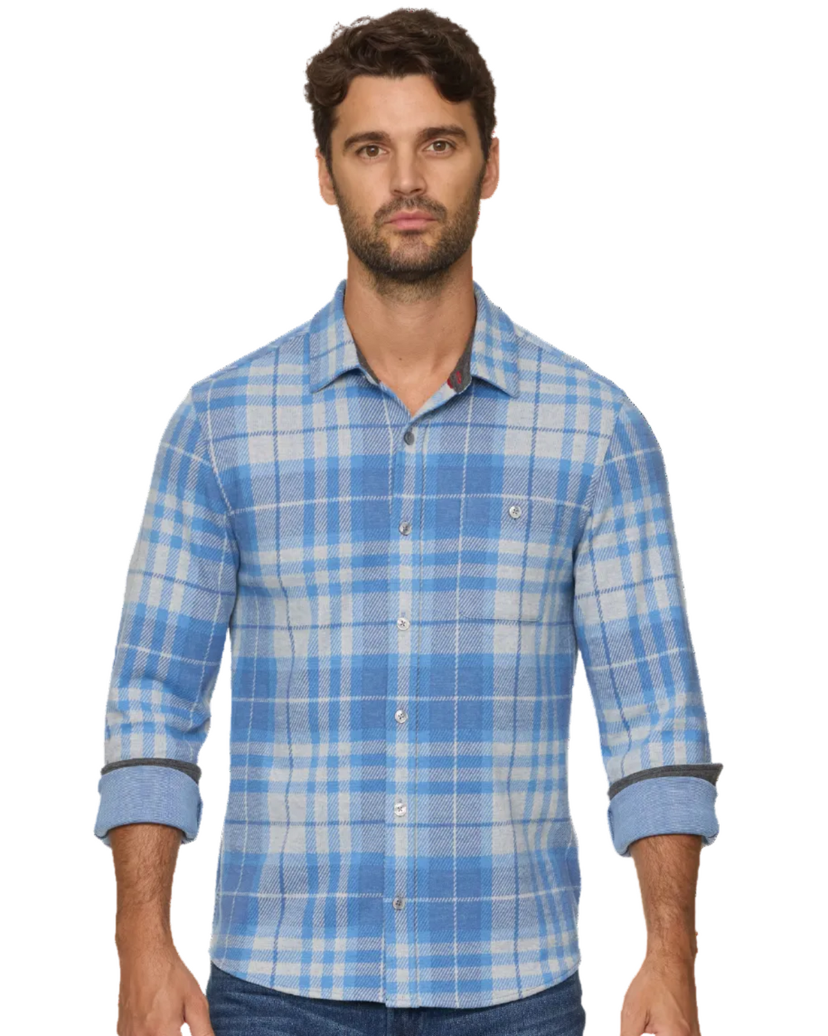 Rexford LS Hero Knit Flannel Shirt