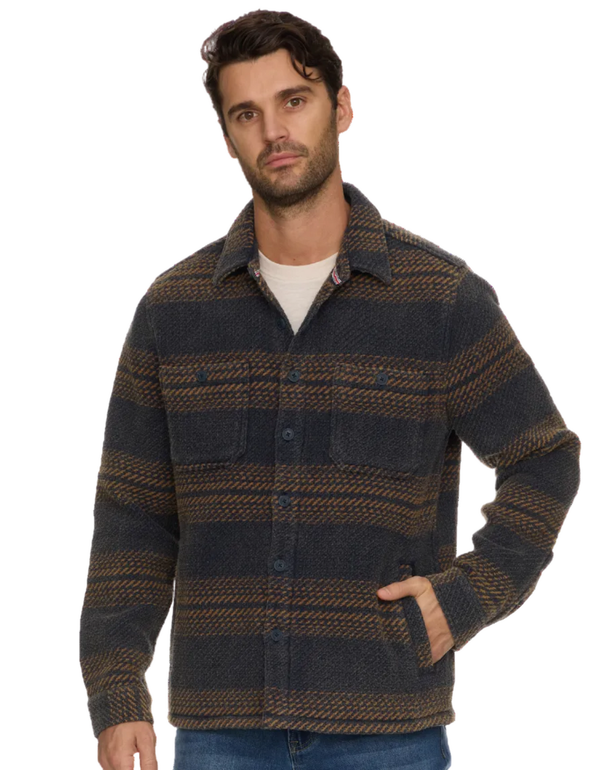 Coaling Vintage Wash Textured Twill Jacket