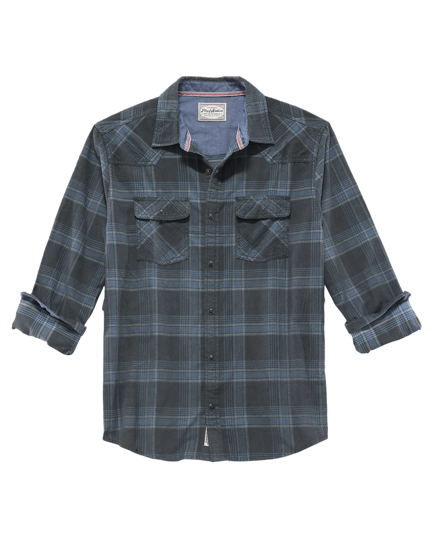 Ranburne LS Vintage Wash Corduroy Western Shirt