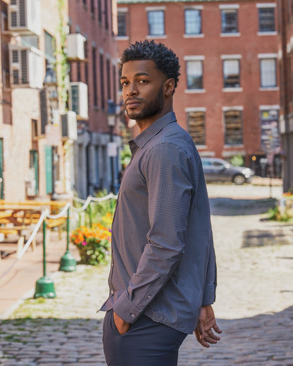 Patton Ls Gingham Journey Shirt