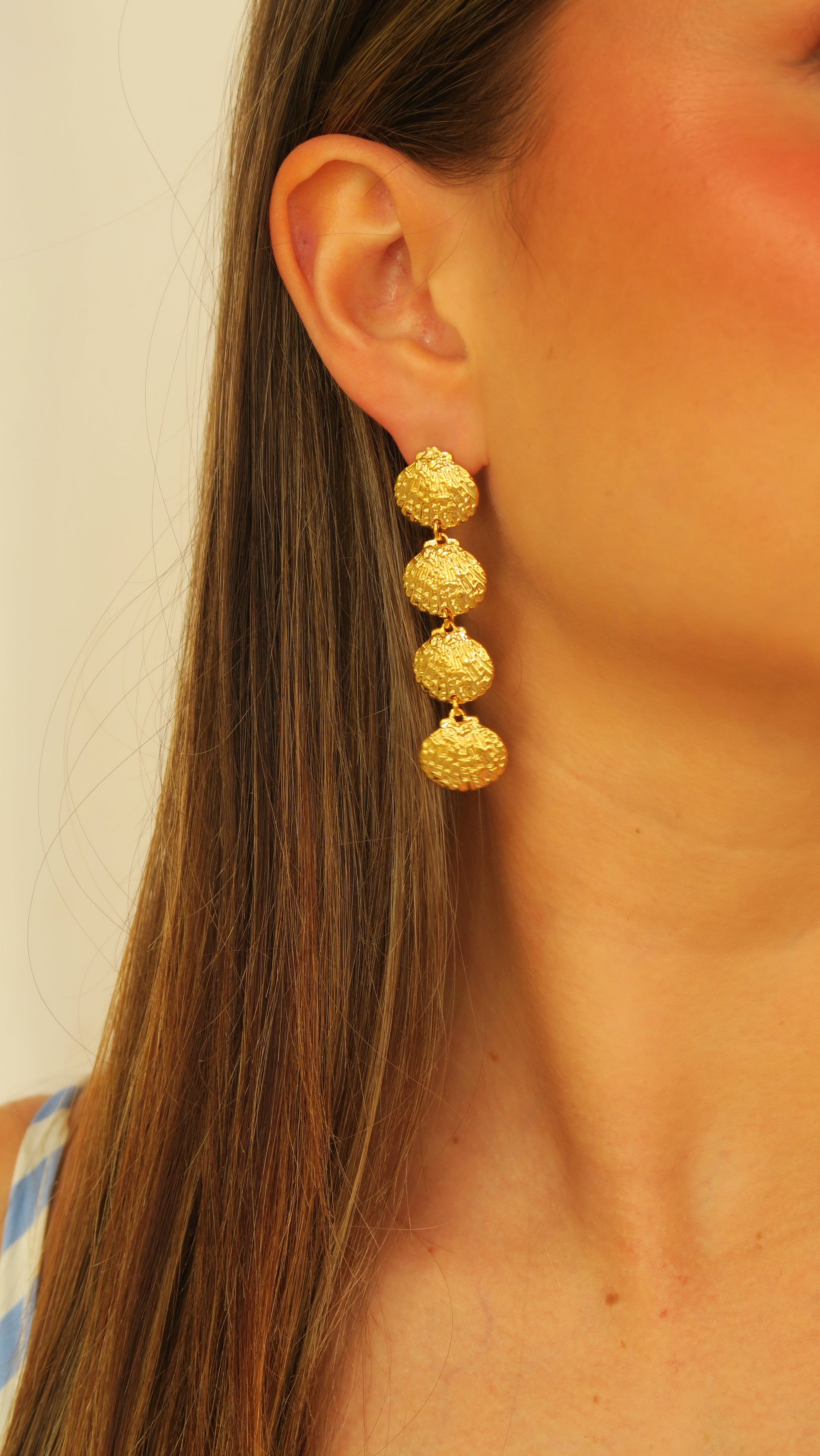 Coastal Drops gold-plated stainless steel dangle earrings, Women's Jewelry, HCO by ACCESSORY CONCIERGE