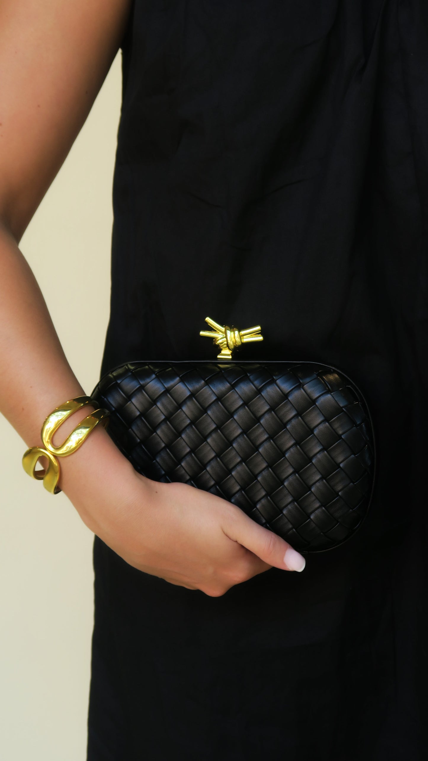 Bonsoir Woven Clutch