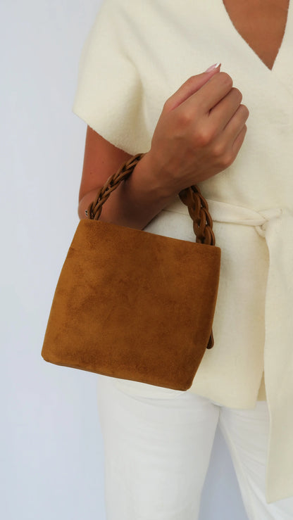 Suede Hadley Bag