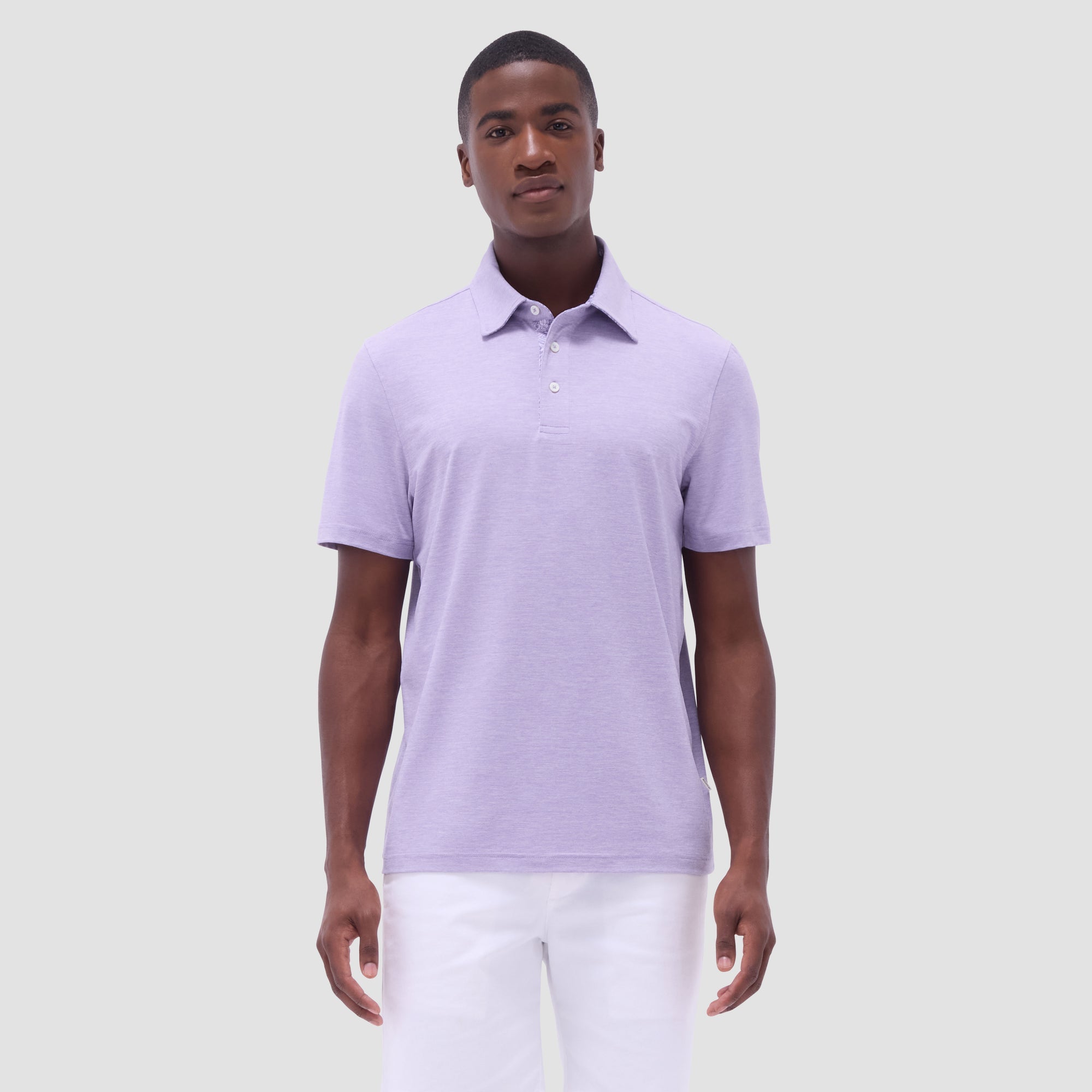 S/S Three Button Polo