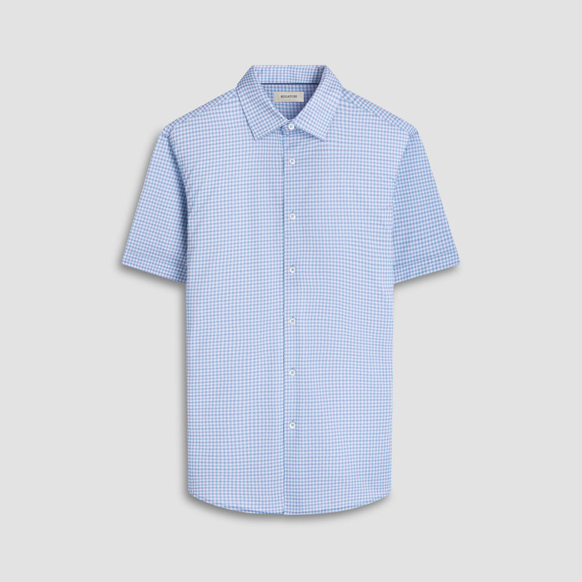 Miles Gingham Check Ooohcotton Ss Shirt
