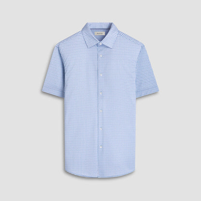 Miles Gingham Check Ooohcotton Ss Shirt