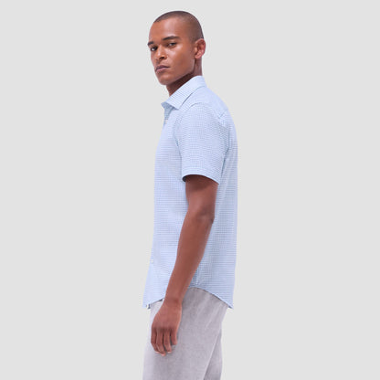 Miles Gingham Check Ooohcotton Ss Shirt