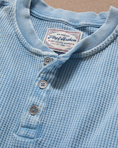 Vintage Soft Waffle Henley