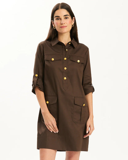 Rory Shirtdress - Demitasse
