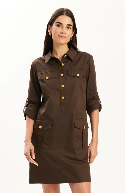 Rory Shirtdress - Demitasse