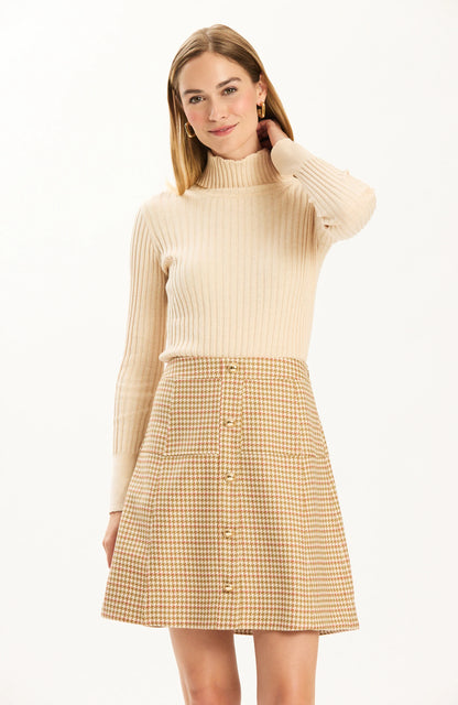 Simone Houndstooth Skirt
