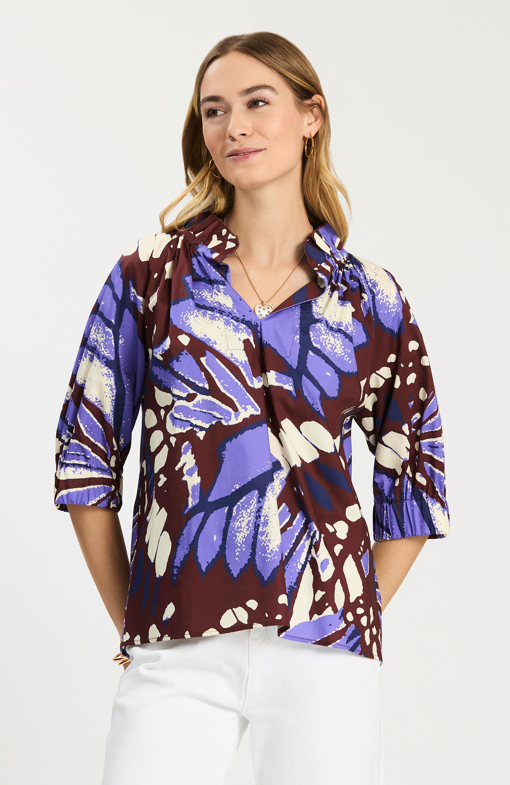 Glorie Feathered Fancy Top