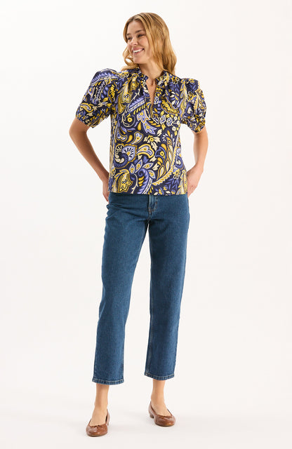 Jenna Cotton Sugar Plum Top