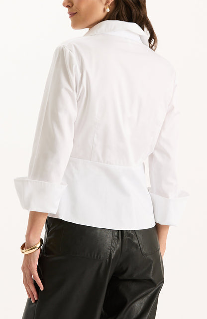 Paige Cotton Twisted Front Top