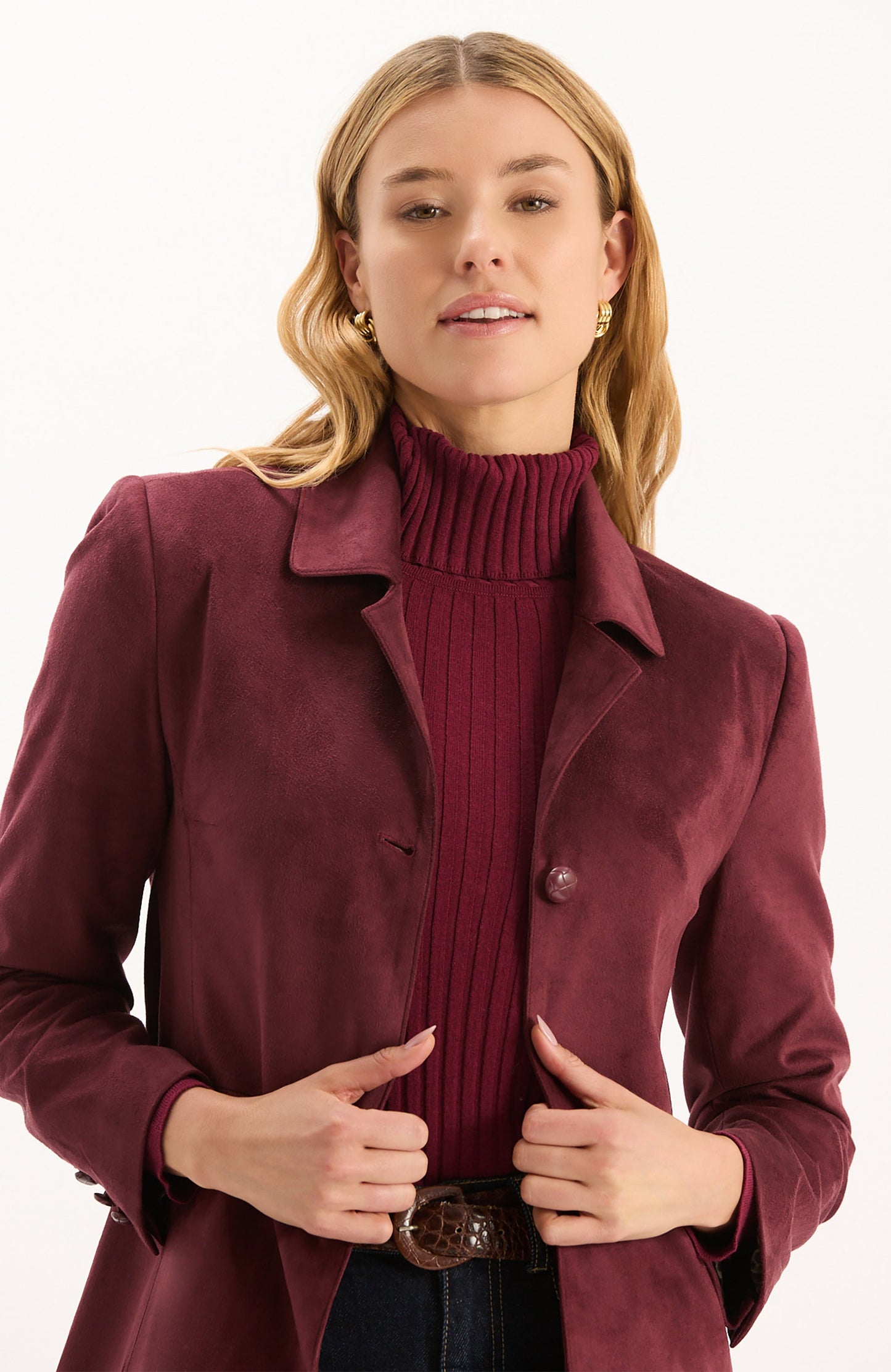 Jordan Faux Suede Jacket