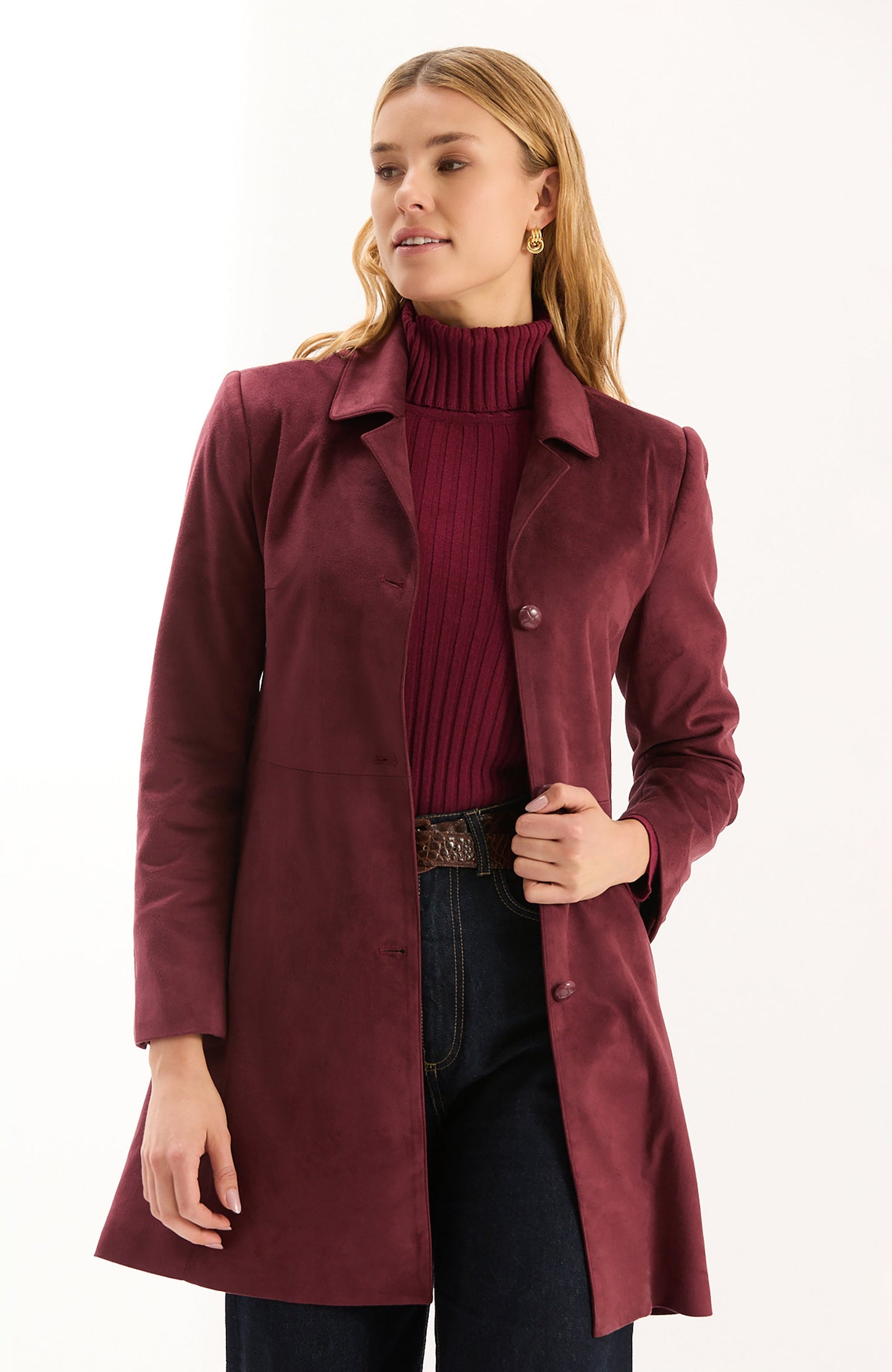 Jordan Faux Suede Jacket