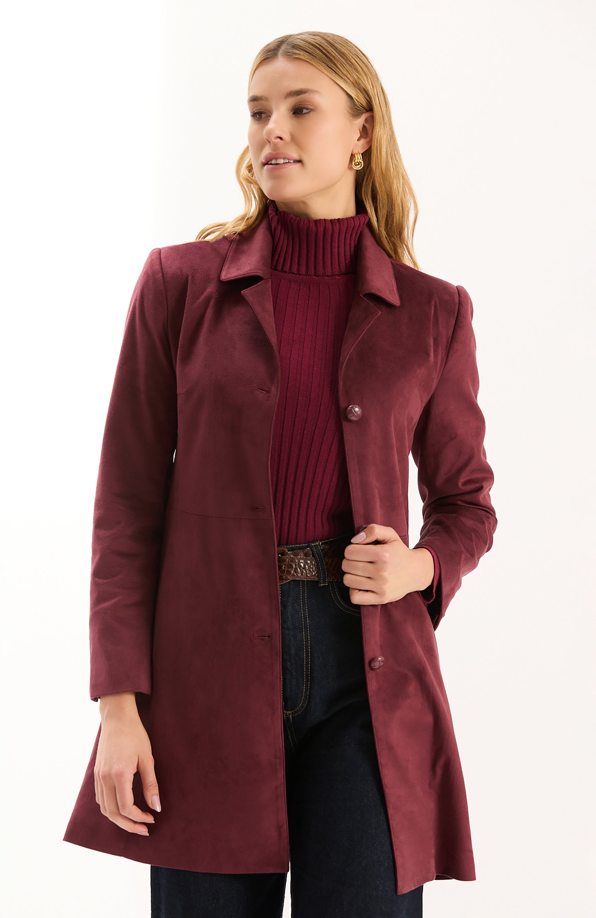 Jordan Faux Suede Jacket