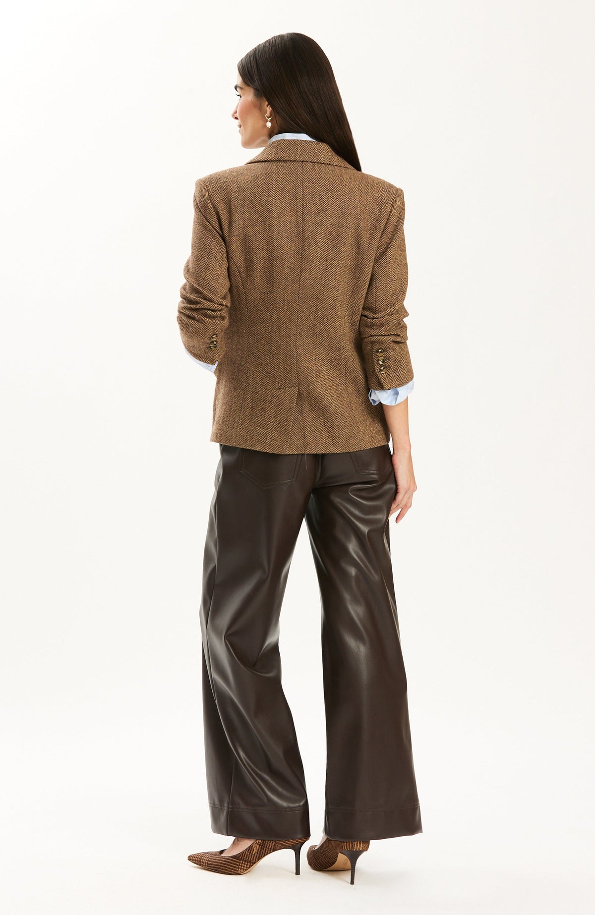 Taylor Herringbone Blazer
