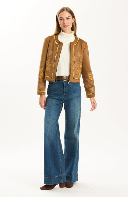 Laurie Double Faced Jacket - Dark Iced Coffee