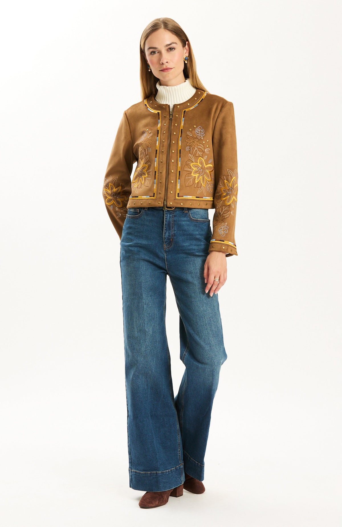 Laurie Double Faced Jacket - Dark Iced Coffee